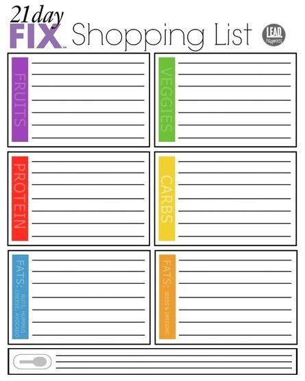 How to meal plan for the 21 Day Fix