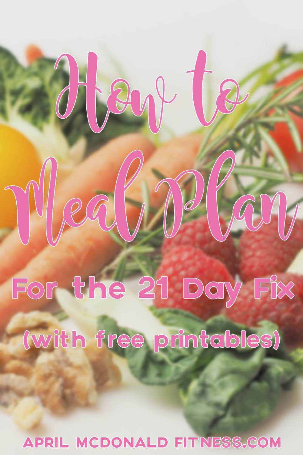 Tips on how to meal plan for the 21 day fix