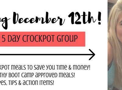 Free 5 Day Crockpot Group